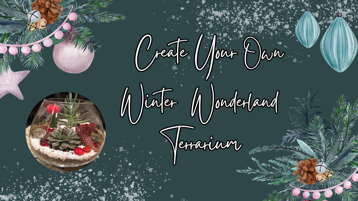 Create Your Own Winter Wonderland Terrarium