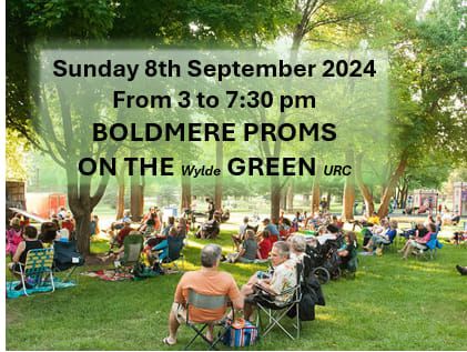 8th September, Boldmere Proms at WGURC -