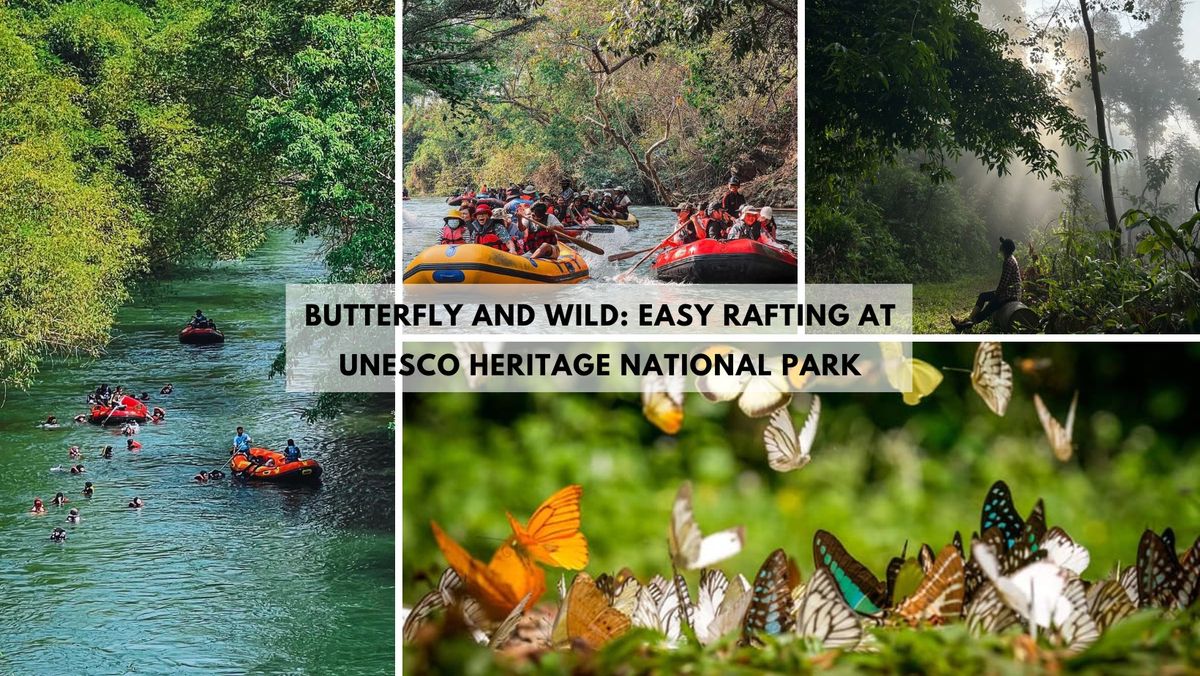 Butterfly and Wild: Easy Rafting at UNESCO heritage National Park