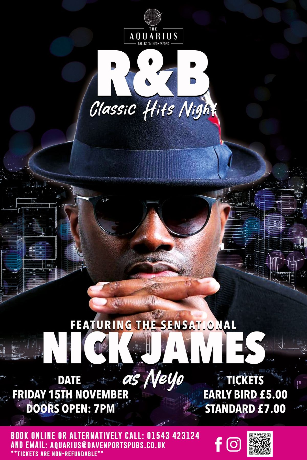 R&B Classic Hits Night Ft Nick James as Neyo