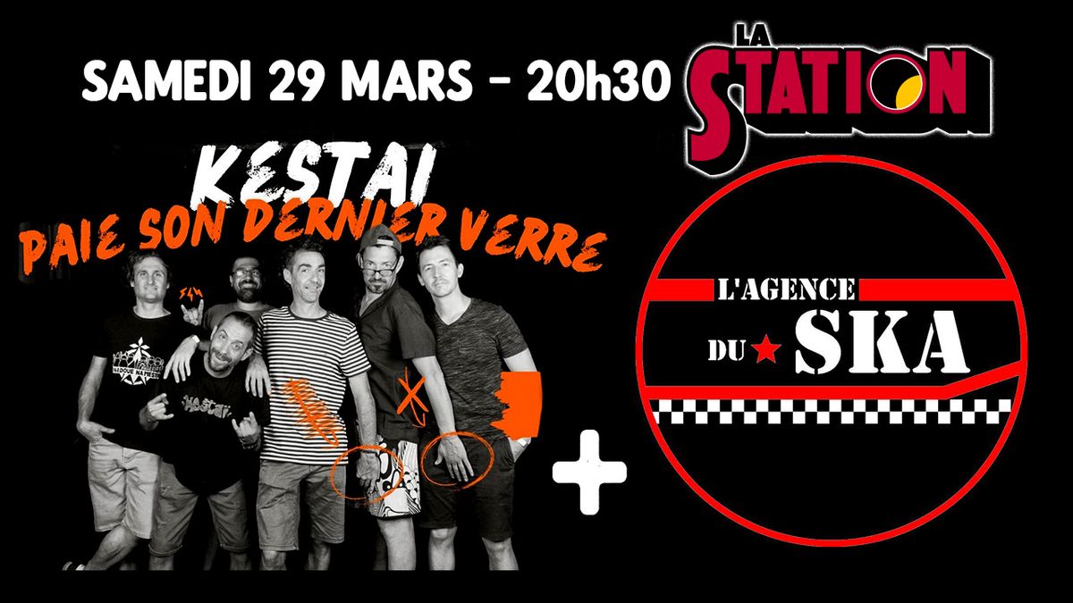 Double concert SKA : KESTA\u00cf et L'Agence du Ska