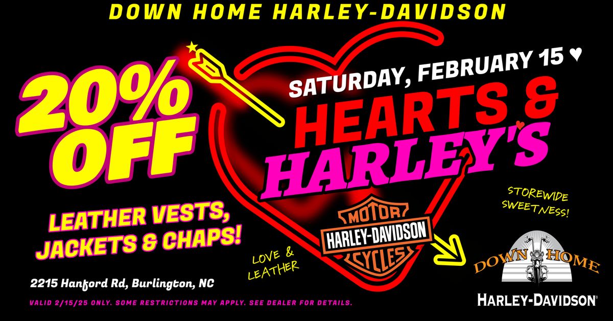 HEARTS & HARLEY'S AT DOWN HOME H-D