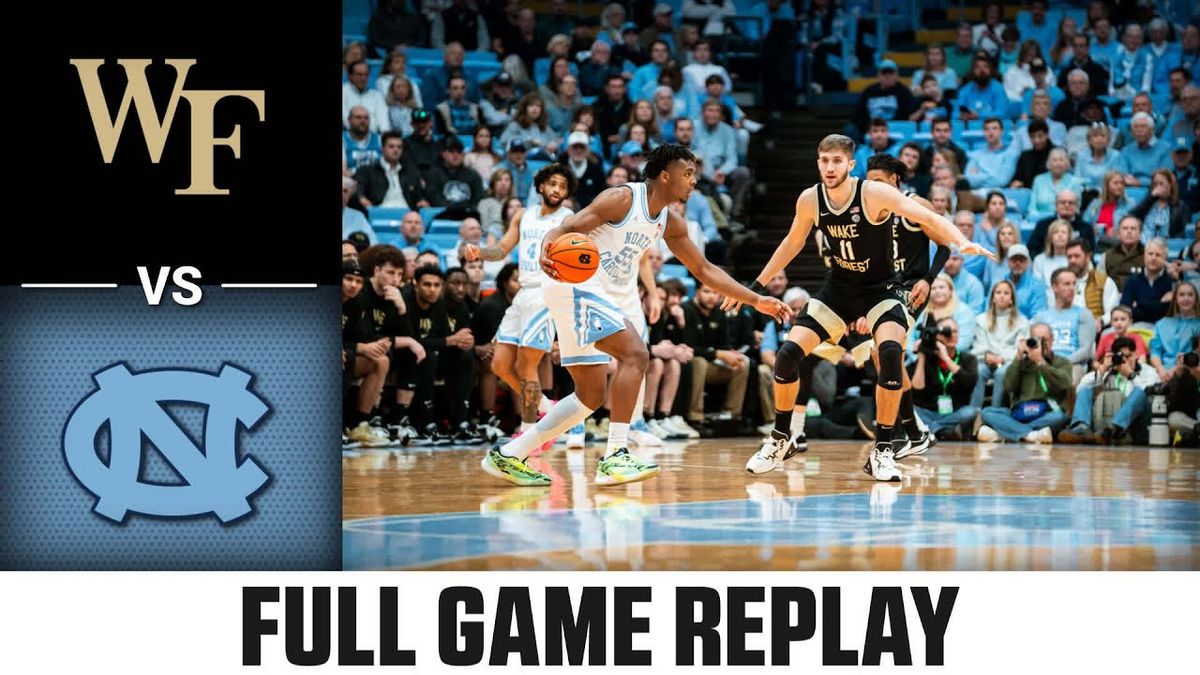 North Carolina Tar Heels at Wake Forest Demon Deacons Mens Basketball