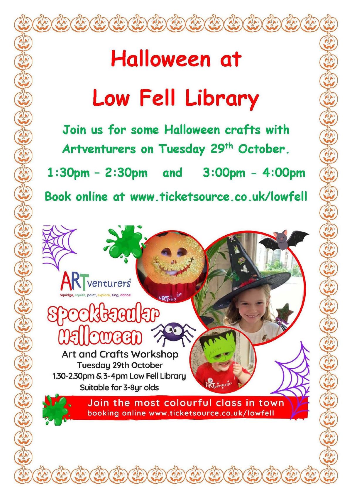 Halloween Crafts at Low Fell Library