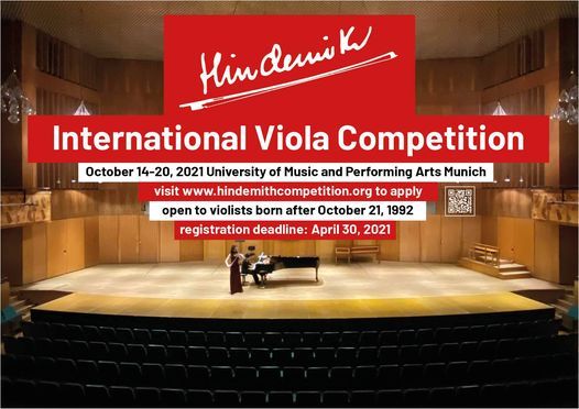 1st Hindemith International Viola Competition