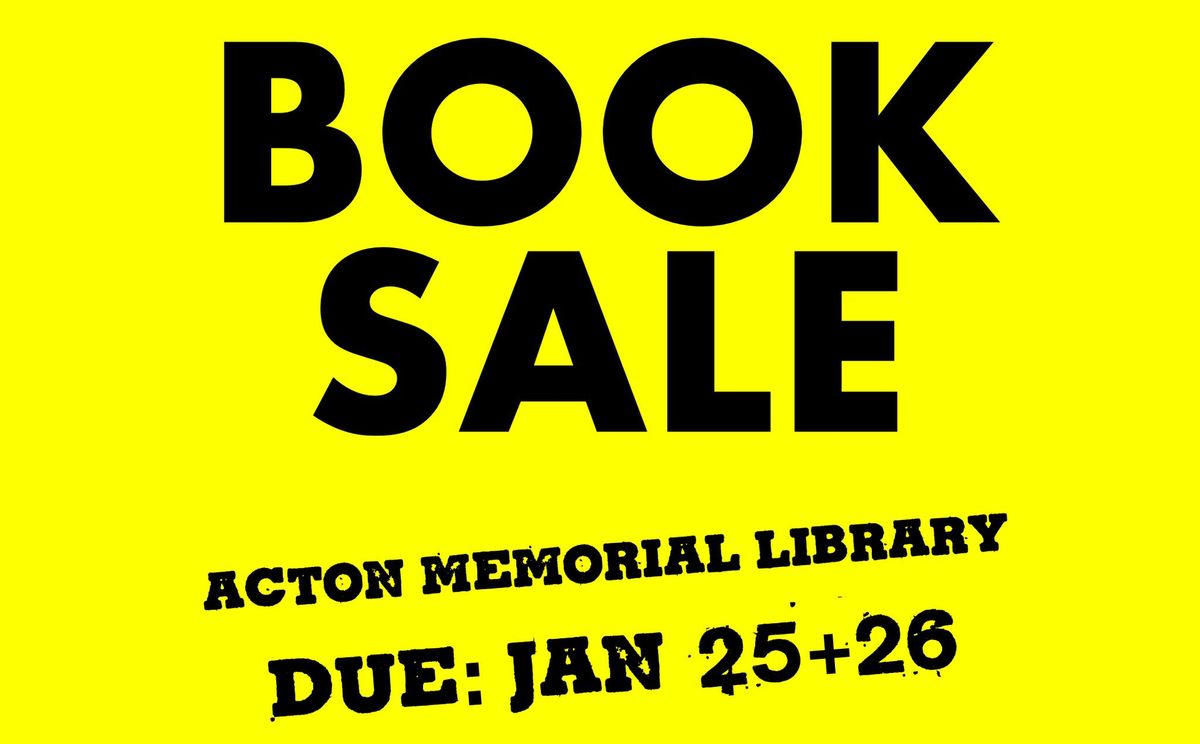 JANUARY 2025 BOOK SALE