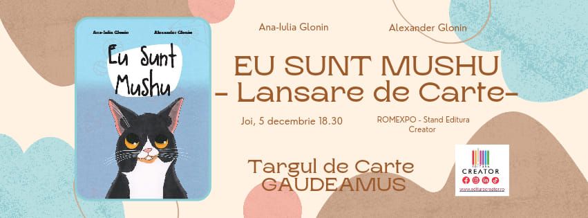 Lansare Carte - EU SUNT MUSHU