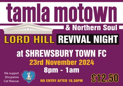 Motown & Northern Soul "LORD HILL" Revival