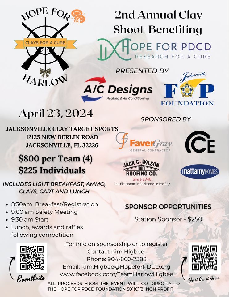 Hope for Harlow - 2nd Annual Clays for a Cure