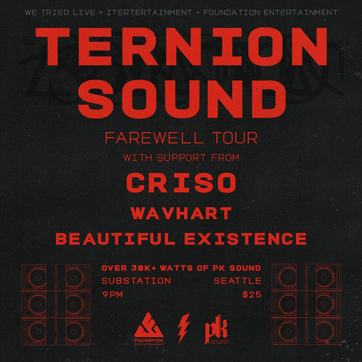 TERNION SOUND: " Farewell Tour" with Criso