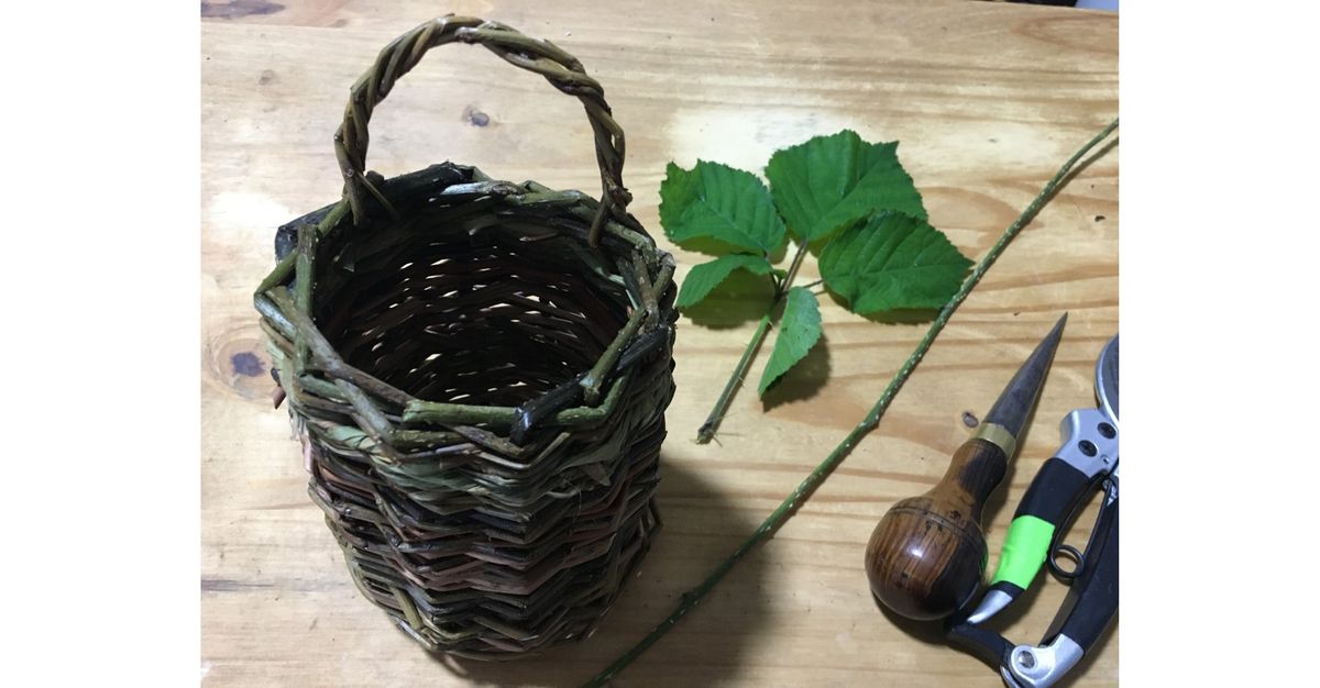 Willow weaving full day basket workshop