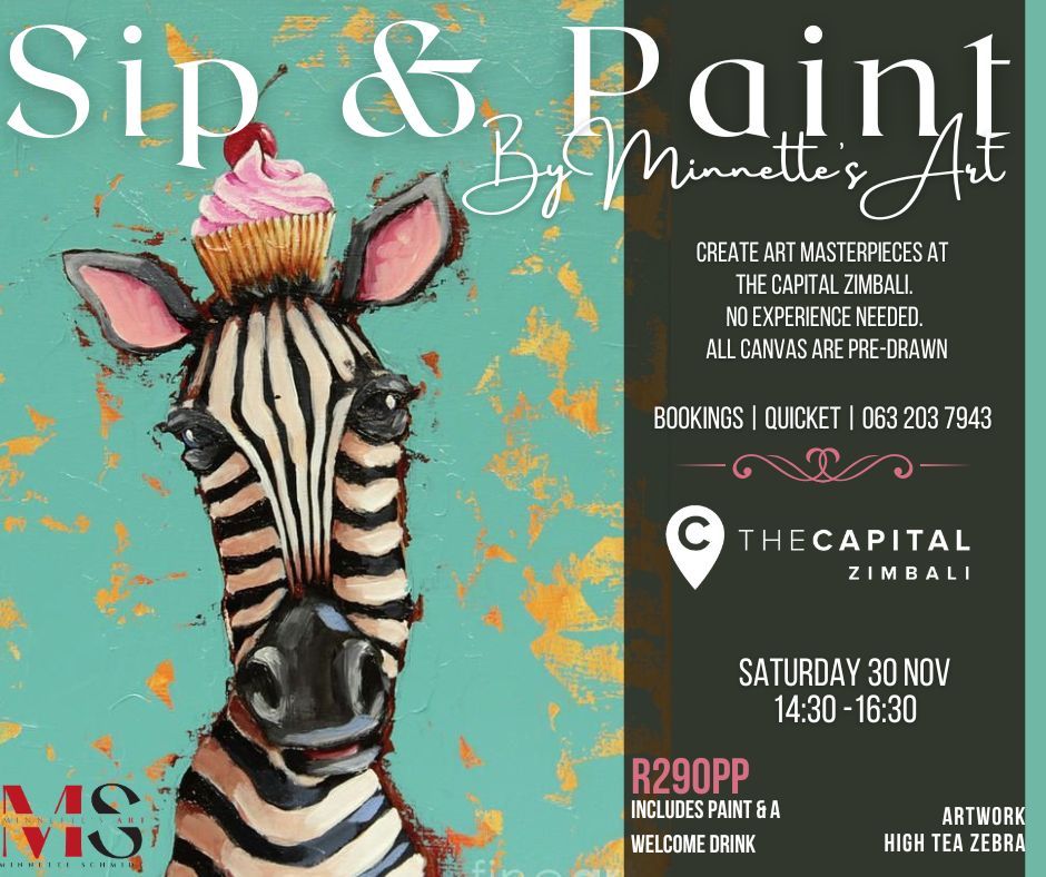 Sip & Paint - THE CAPITAL ZIMBALI -