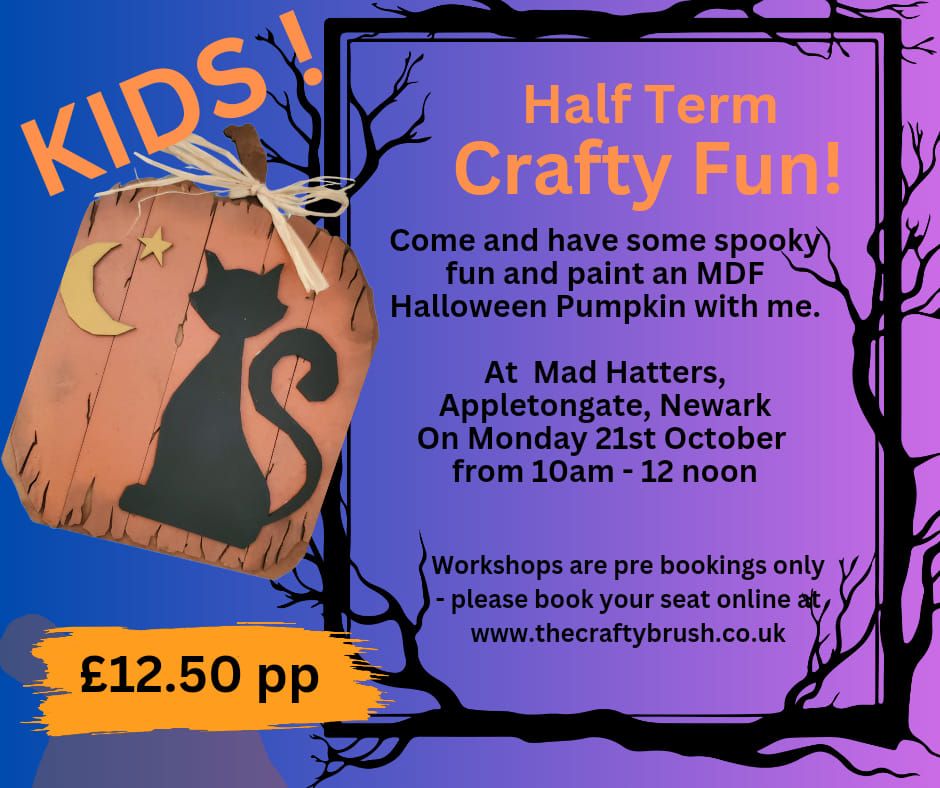 MDF Pumpkin Painting Workshop