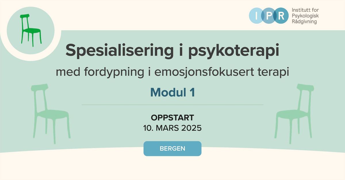 EFT - Spesialistutdanning for psykologer og leger - Modul 1