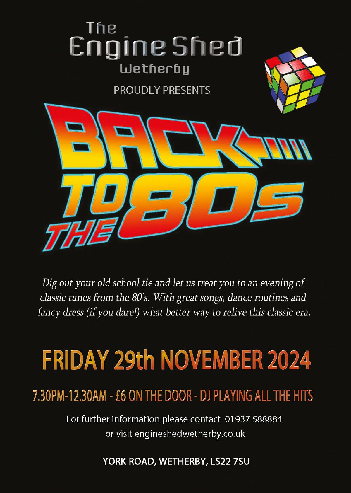 Back To The 80s Night