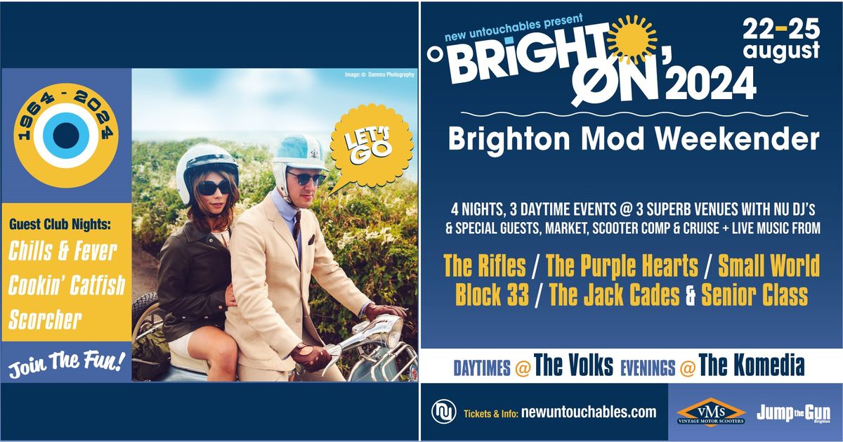Brighton Mod Weekender 2024 (1964-2024)