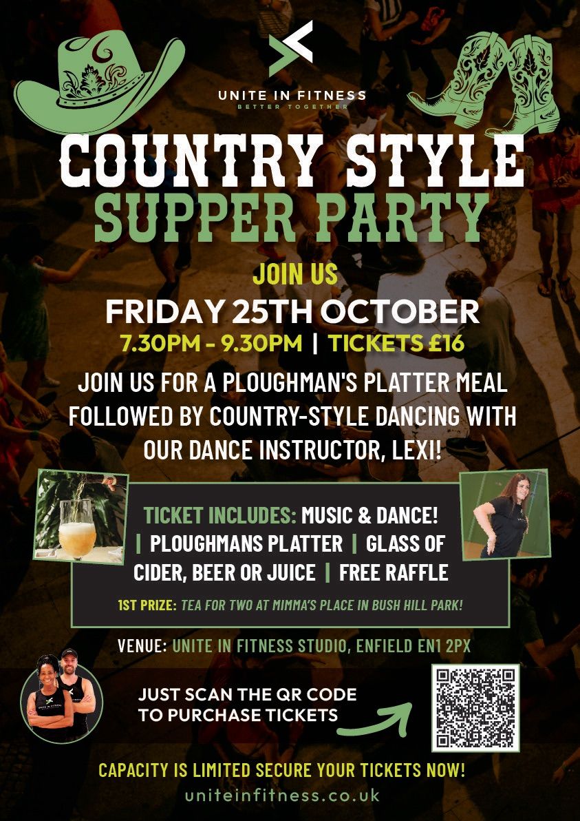 Unite in Fitness - Country Style Supper Party