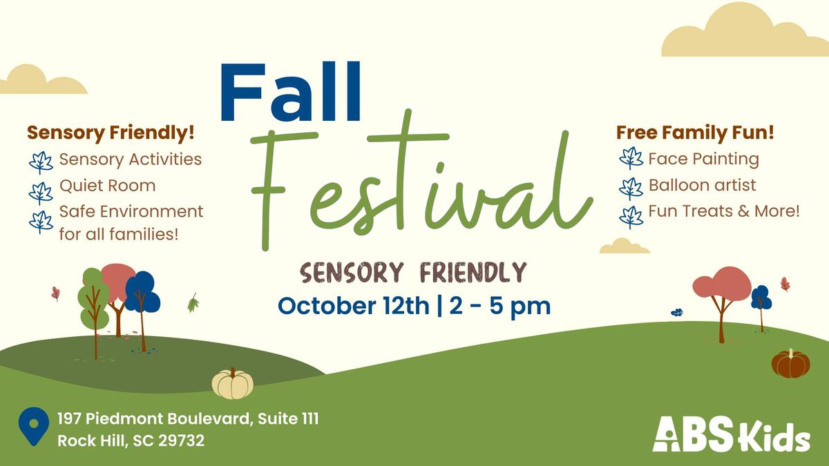 Sensory Friendly Fall Festival