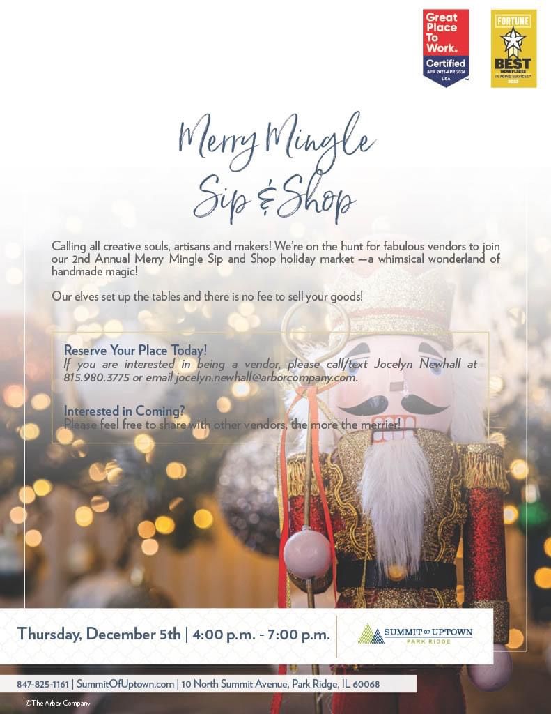 Merry Mingle Shop & Sip 