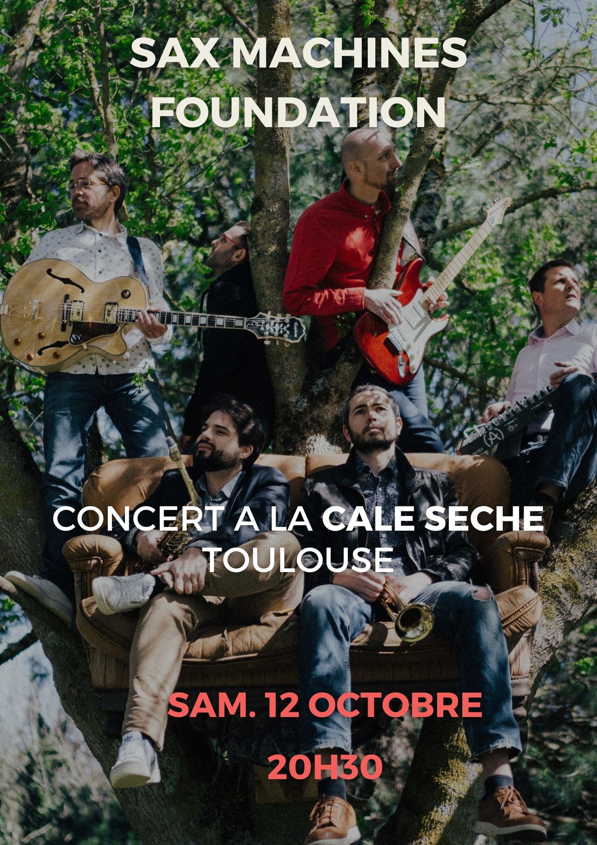 Concert Sax Machines Foundation - Cale S\u00e8che - 12 oct. 20h30