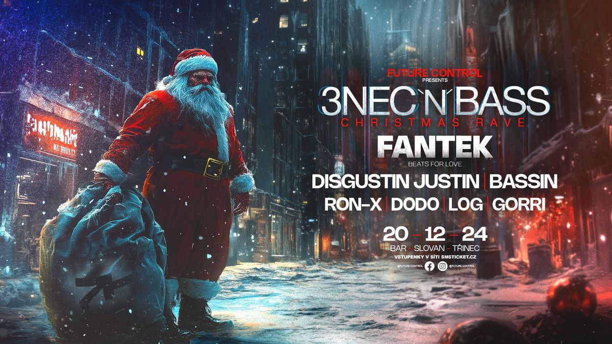 3NEC\u00b4N\u00b4BASS \u2605 Christmas Rave \u2605 Bar - Slovan - T\u0159inec (P\u00e1 20.12.24)