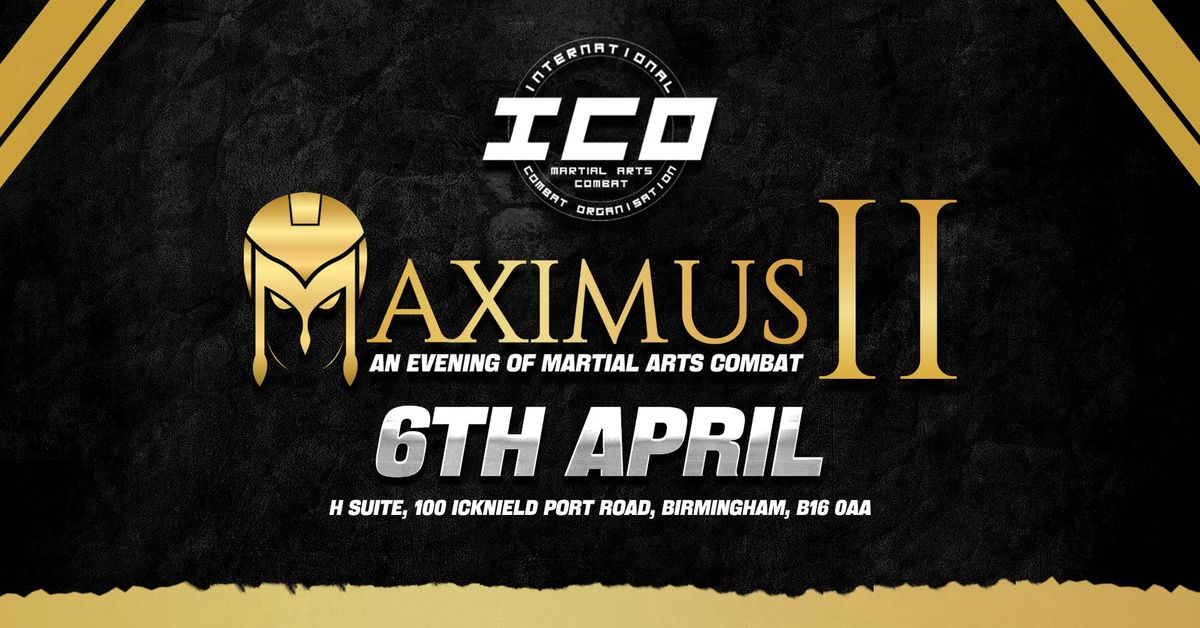 Maximus II - An Evening of Martial Arts Combat