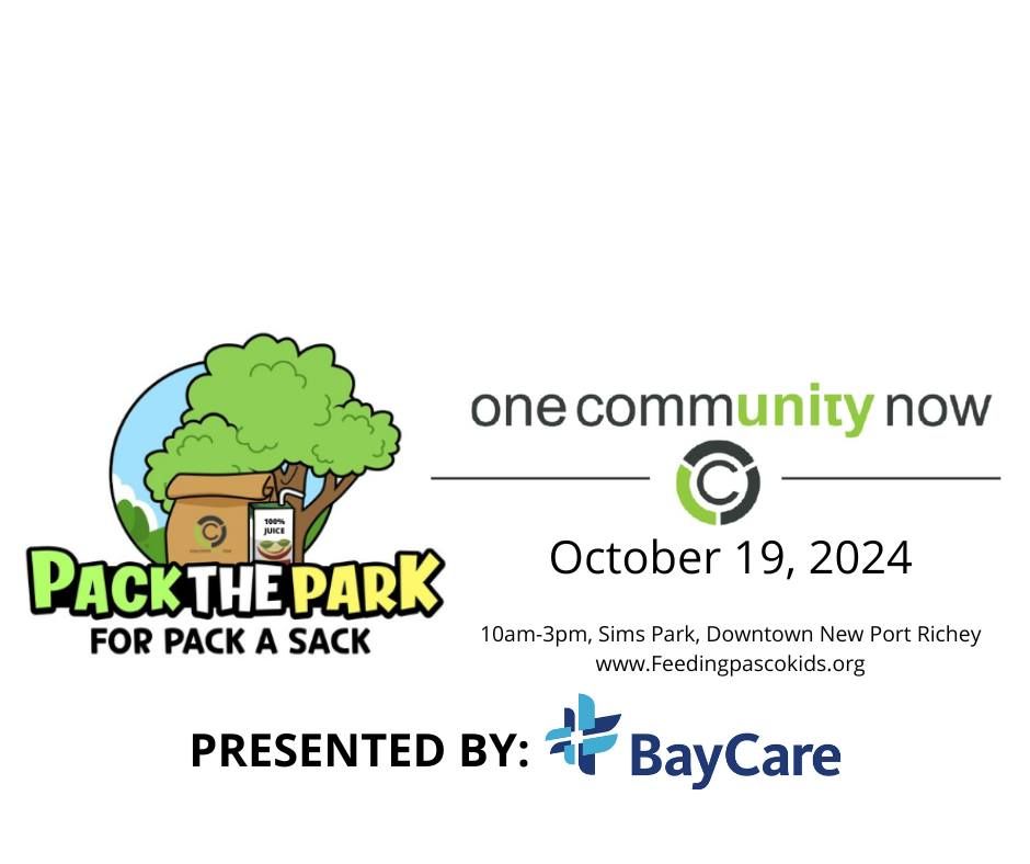 Pack The Park for Pack A Sack - Presented By: Baycare