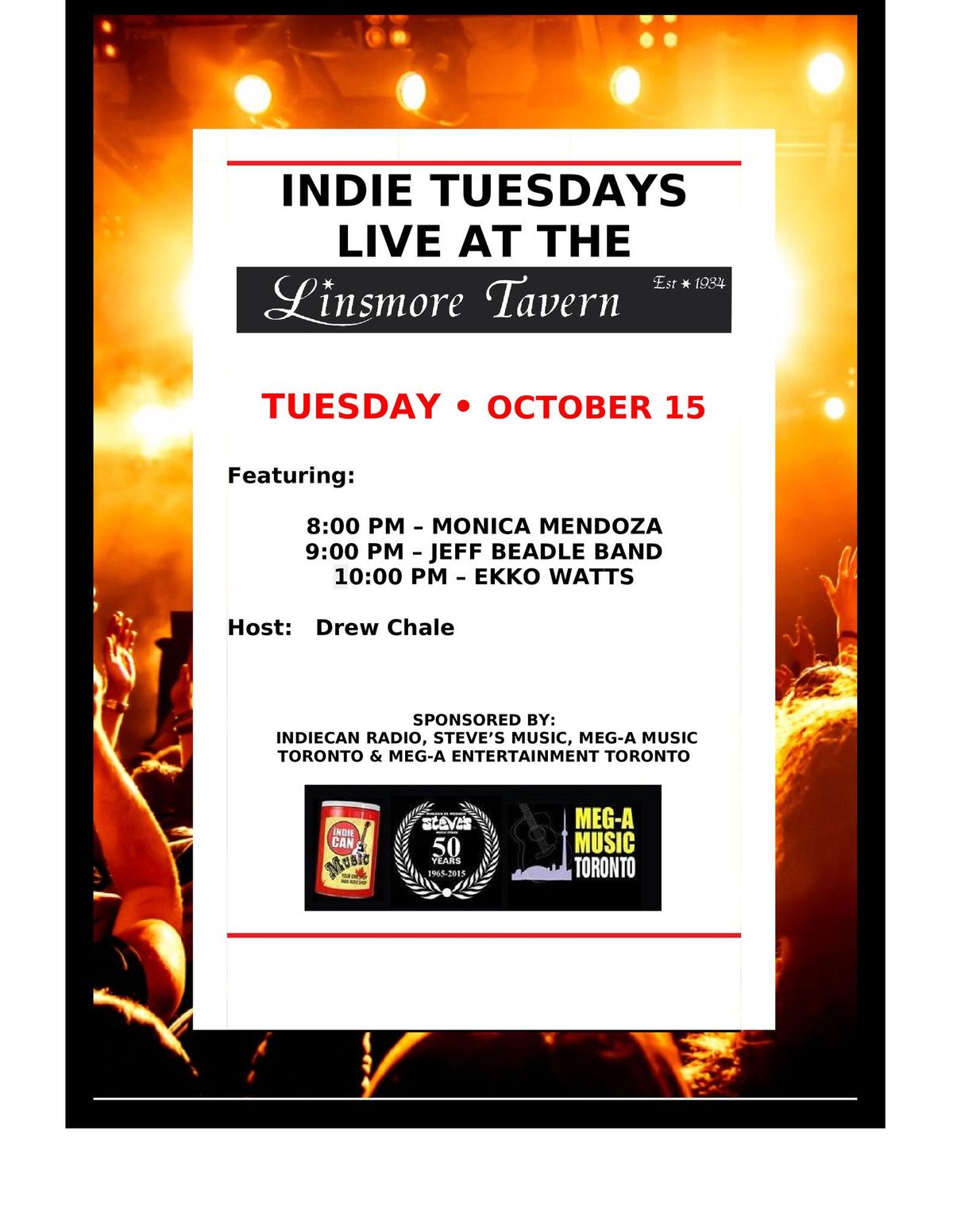 Indie Tuesdays at The Linsmore Tavern