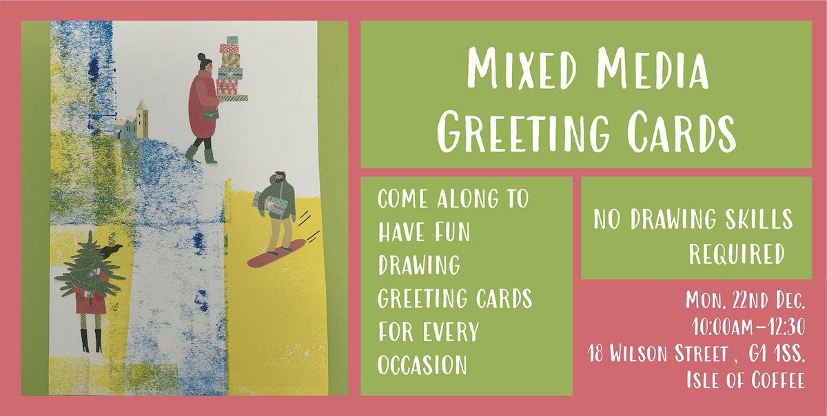 Mixed media greeting cards
