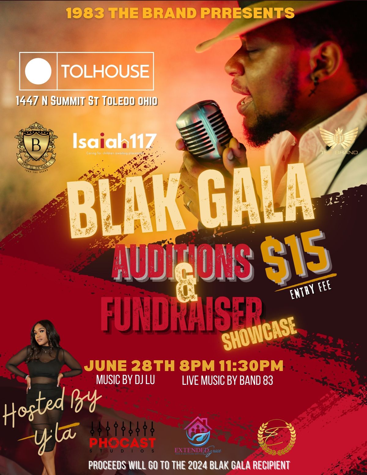 THE BLAK GALA AUDITION AND FUNDRAISER SHOWCASE 