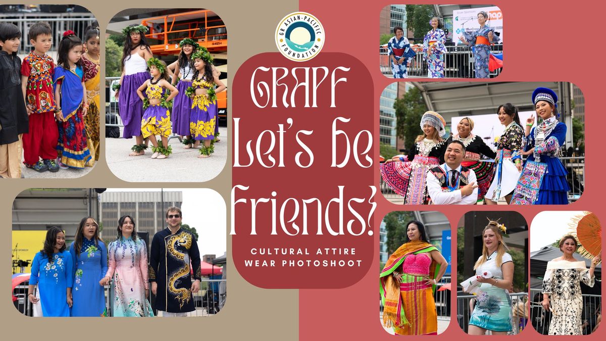 GRAPF Let's be friends! CULTURAL ATTIRE WEAR PHOTOSHOOT