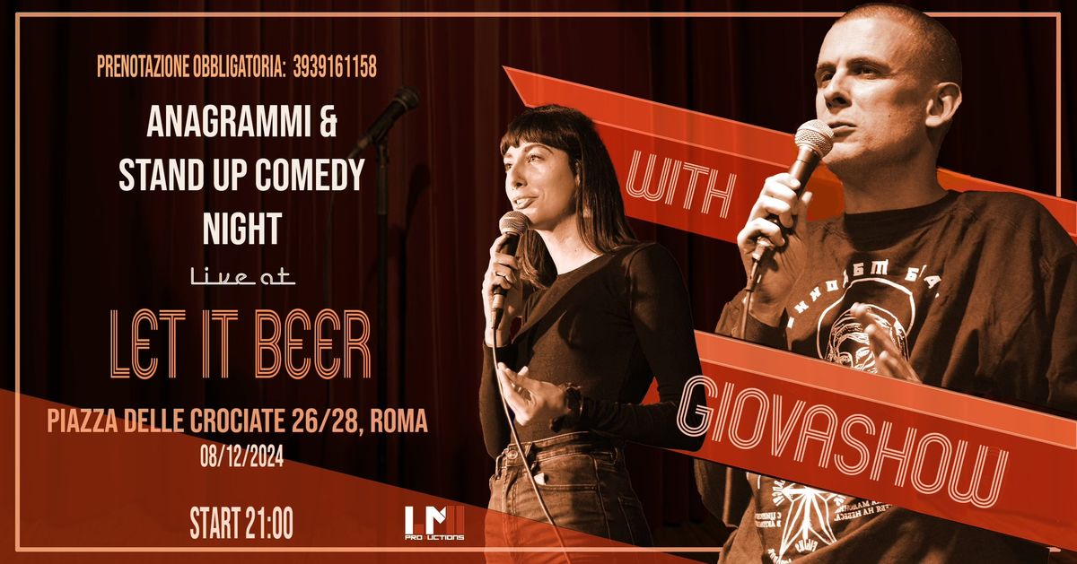 Giovashow Speciale Natalizio \/\/ Anagrammi & Stand-Up Comedy @ LET IT BEER ROMA \ud83c\udfa4