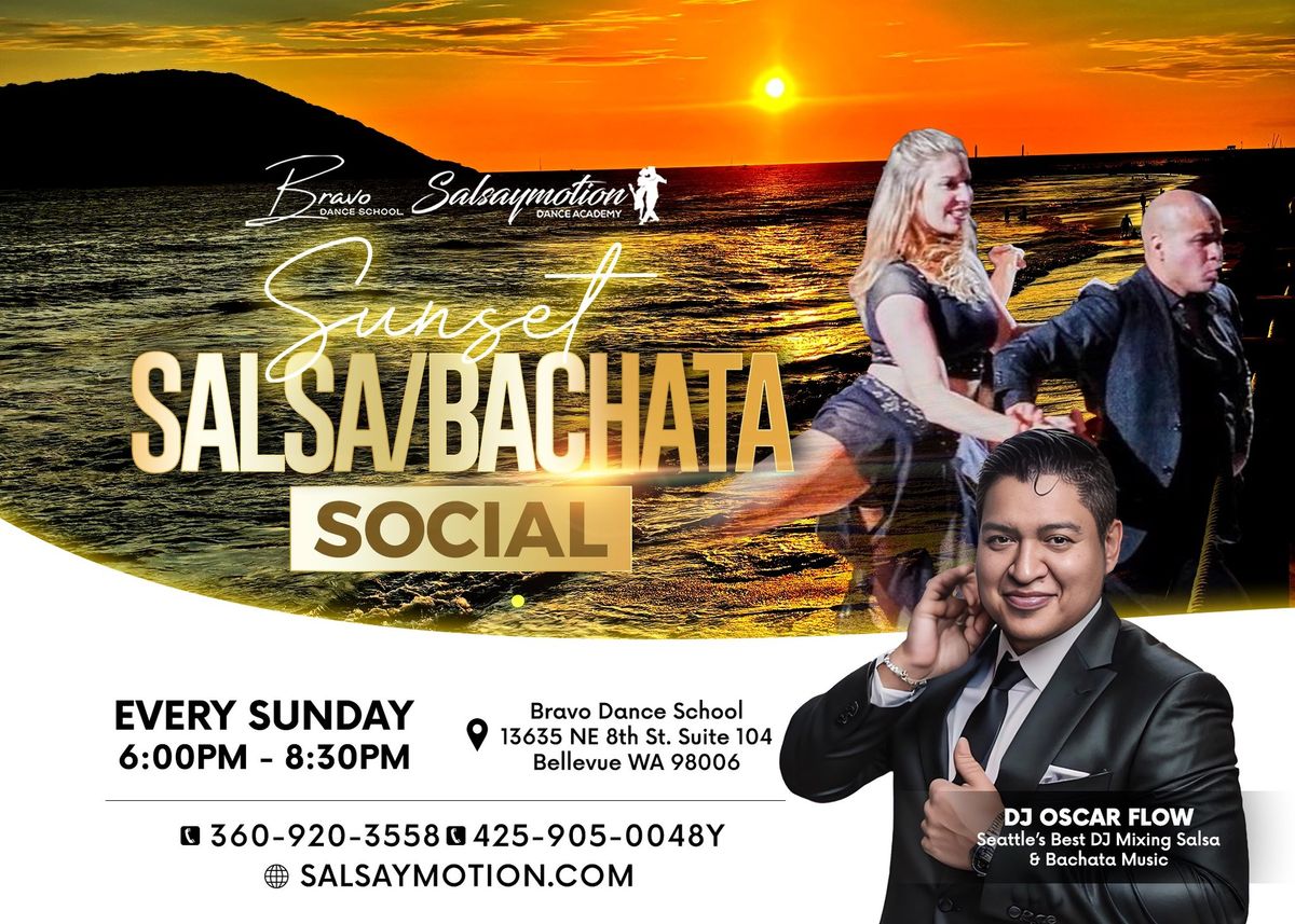 Sunset Salsa\/Bachata Social w\/DJ Flow (March 16)