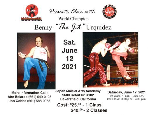 Training with "Benny the Jet" Urquidez