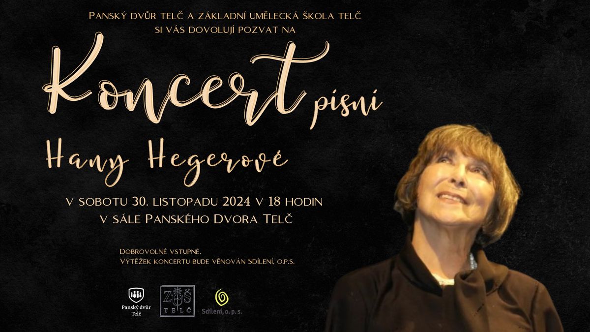 Koncert p\u00edsn\u00ed Hany Hegerov\u00e9