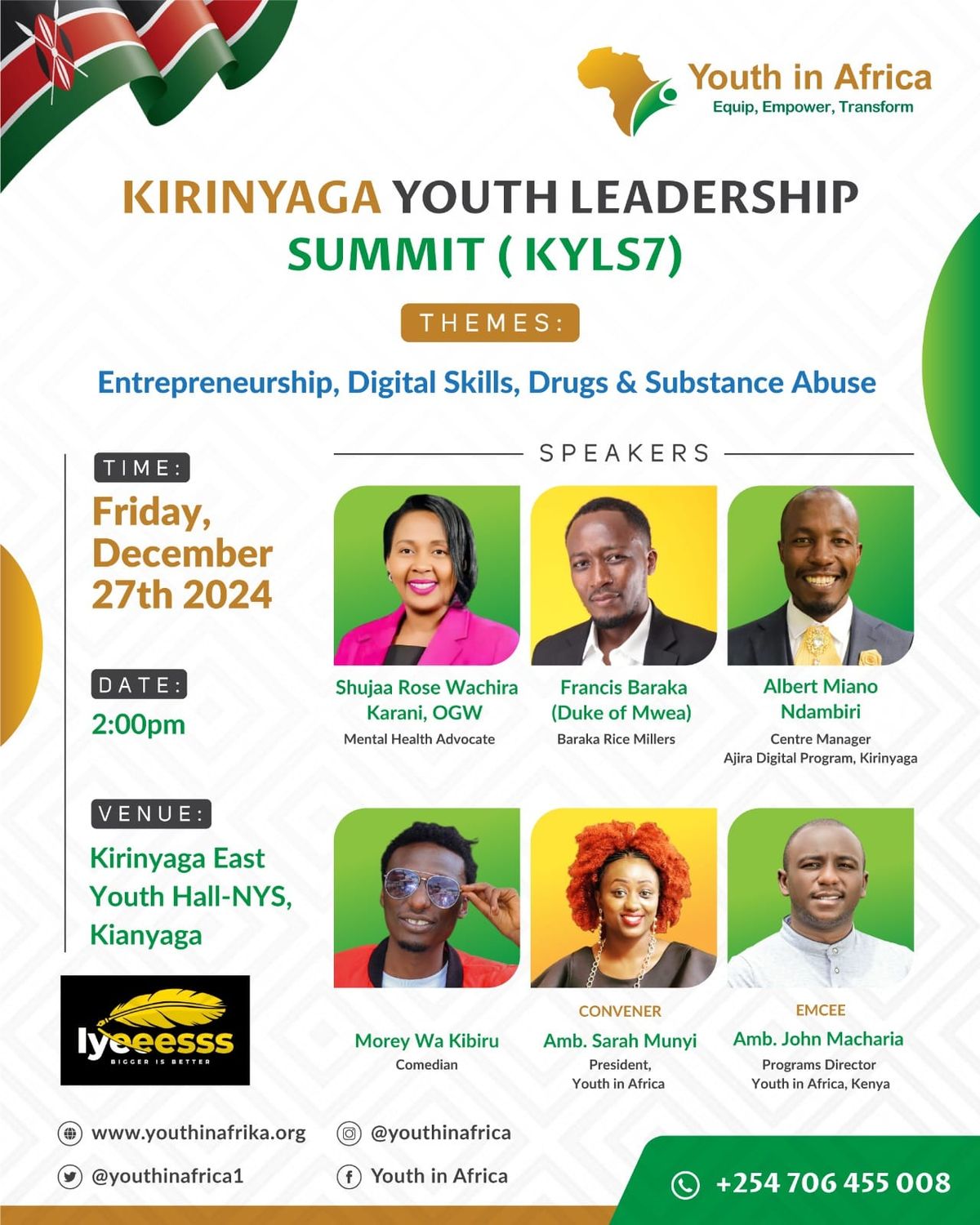 Kirinyaga Youth Leadership Summit.