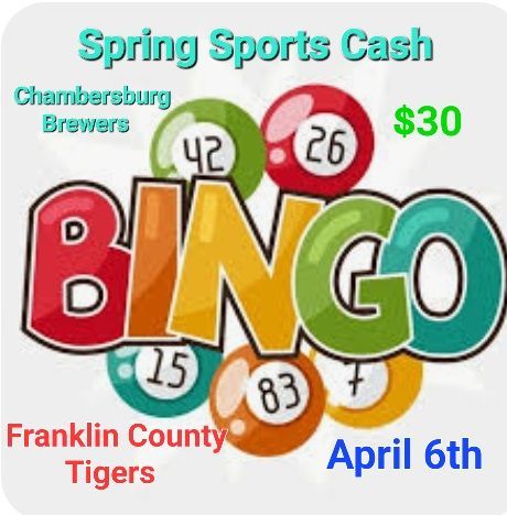 Spring Sports Cash Bingo