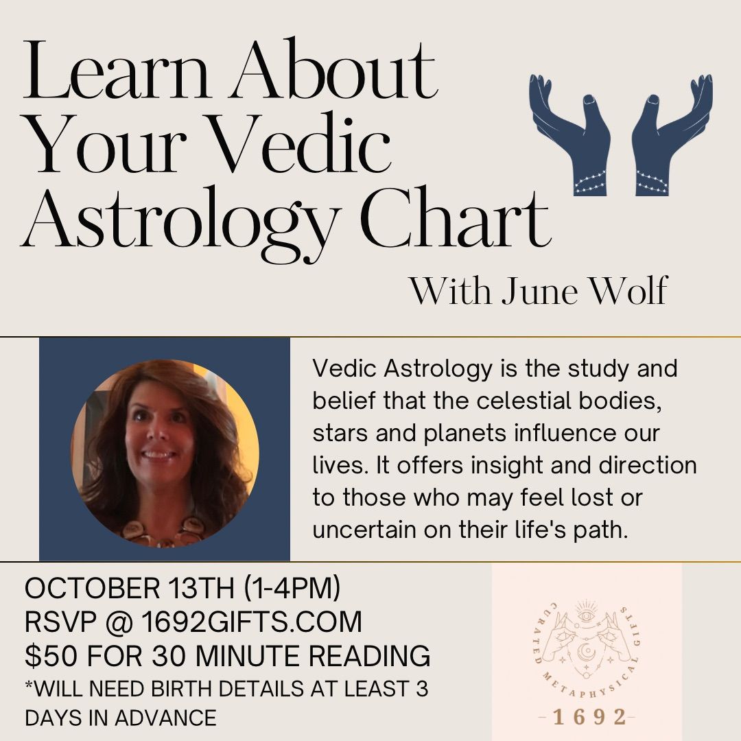 Vedic Astrology Readings @ 1692 Metaphysical Gifts