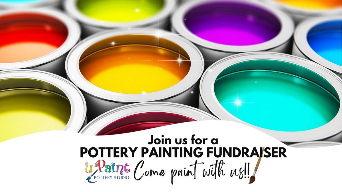 uPaint Pottery Fundraiser at GES