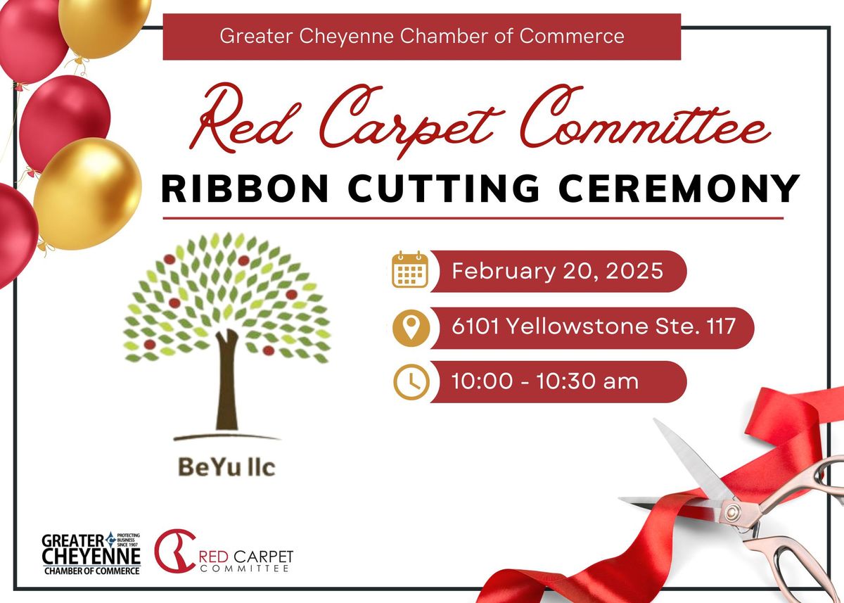 Red Carpet Ribbon Cutting: BeYu LLC