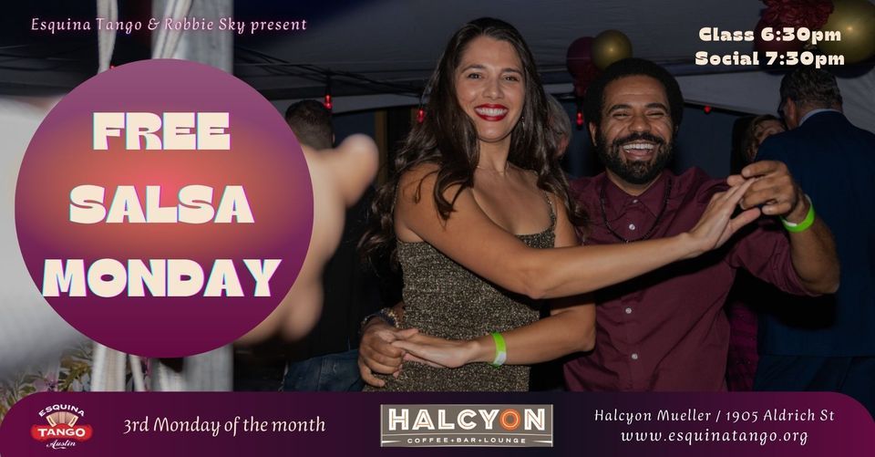 Free Salsa Mondays at Halcyon