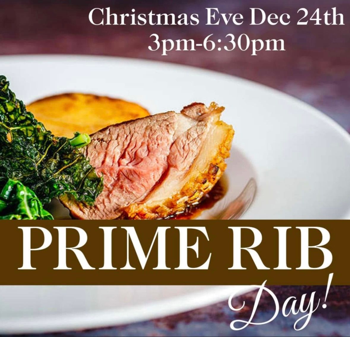 Christmas Eve Prime Rib Dinner