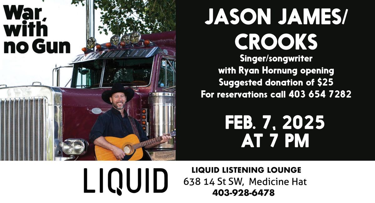 Country Singer\/Songwriter, Jason James Crooks