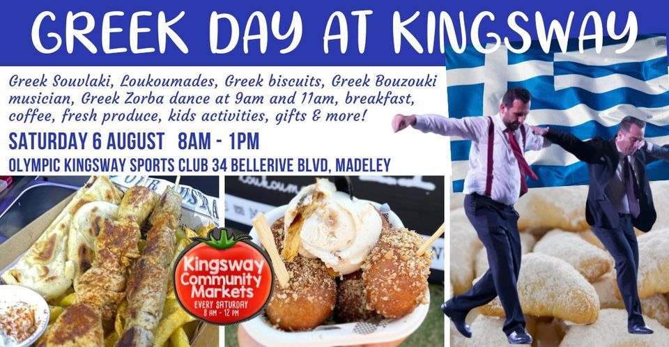 Greek Day at Kingsway Markets - Sat 6 August