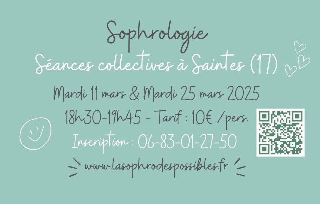 SEANCES DE SOPHROLOGIE A SAINTES (17) 