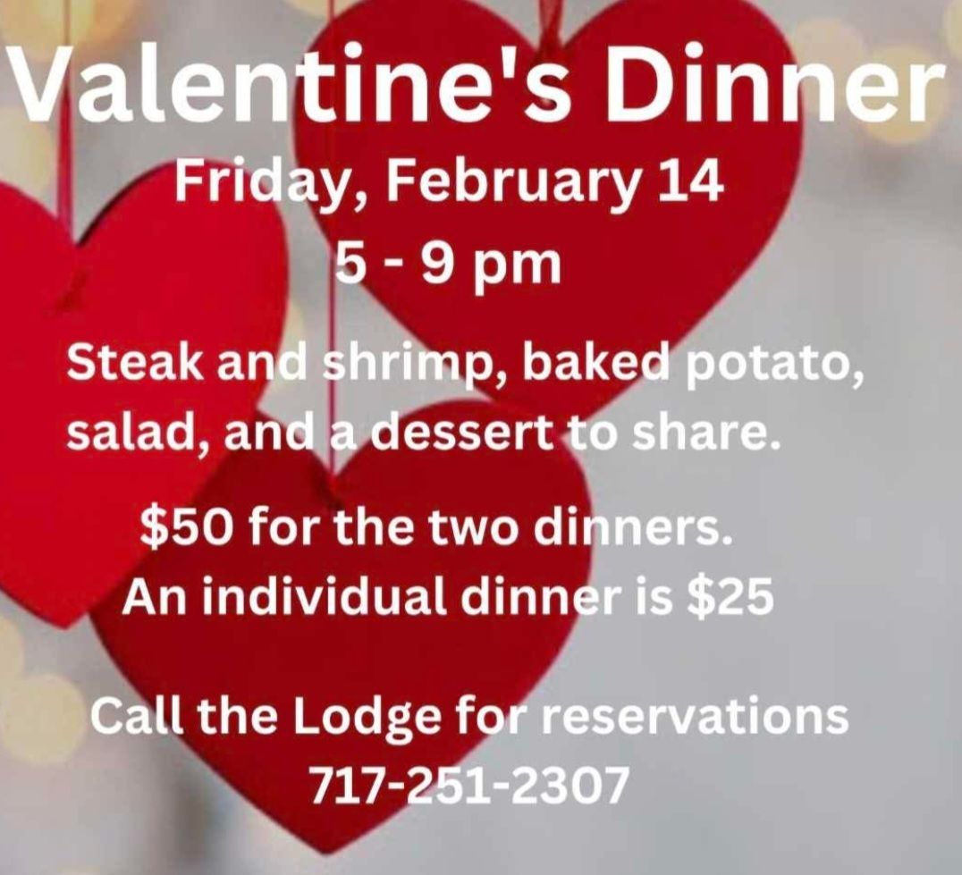 Valentine's Dinner at the Elks