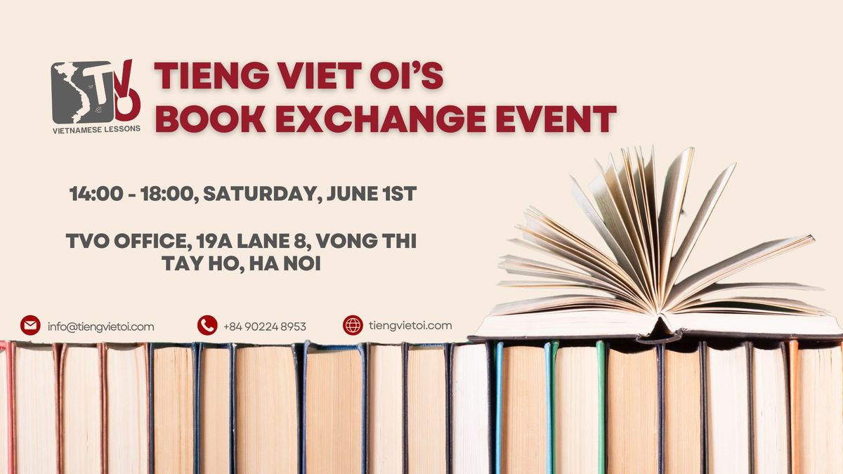 Tieng Viet Oi's 1st Book Exchange Event 