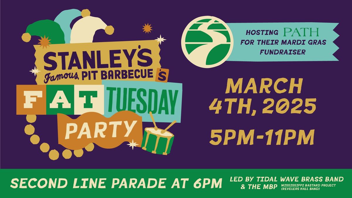 Mardi Gras Party and Benefit for PATH at Stanley\u2019s! \ud83d\udd25