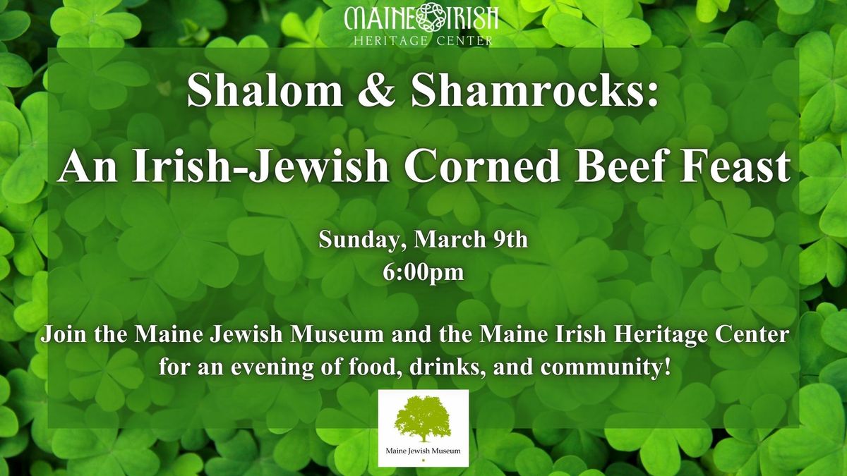 Shalom & Shamrocks: An Irish-Jewish Corned Beef Feast