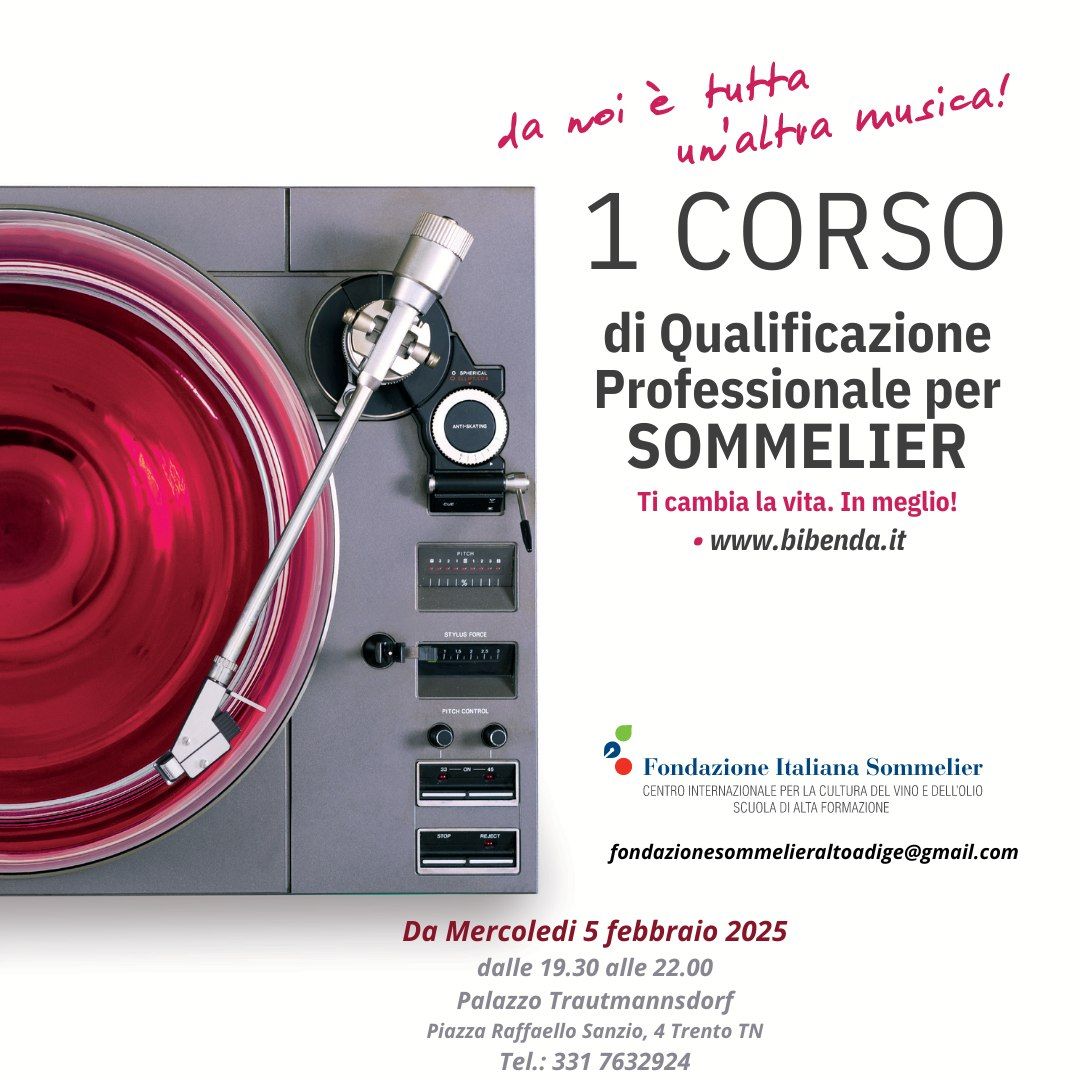 A Trento \/ 1\u00b0 Corso per Sommelier